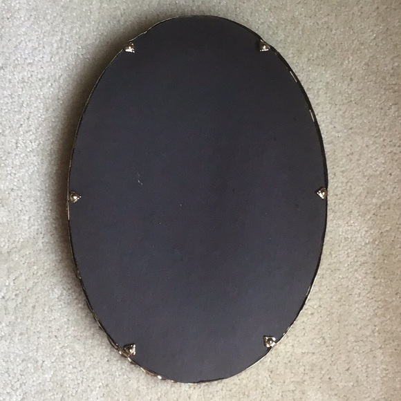 Vintage Gold-toned Mirror Vanity Tray, 13” x 9” - Picture 3 of 10